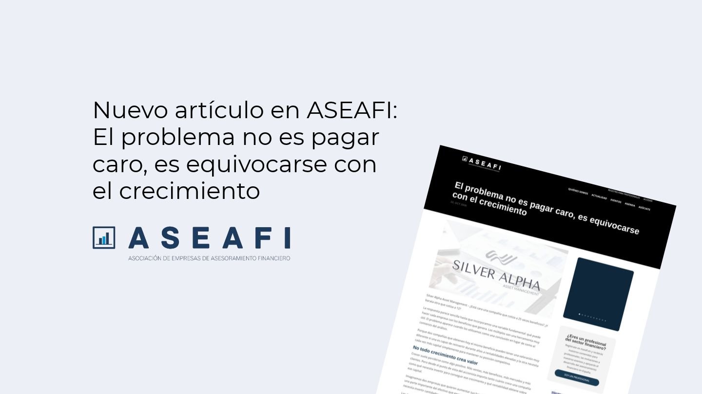 El problema no es pagar caro, es equivocarse con el crecimiento El problema no es pagar caro, es equivocarse con el crecimiento